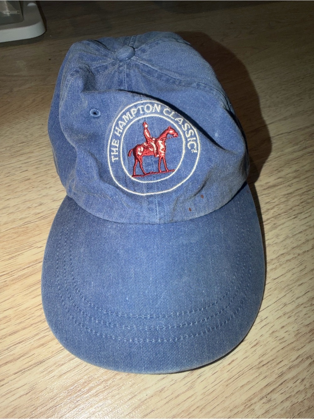 Adams Blue Baseball Cap with Hampton Classic Embroidered Logo